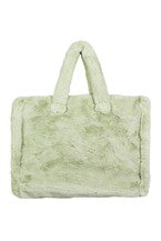 Green Fur Liena Bag