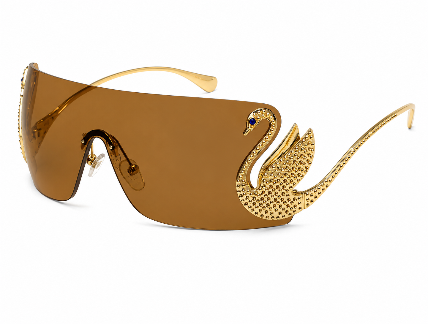 Brown Swan Sunglasses