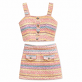 Sunset Blush Skirt Set