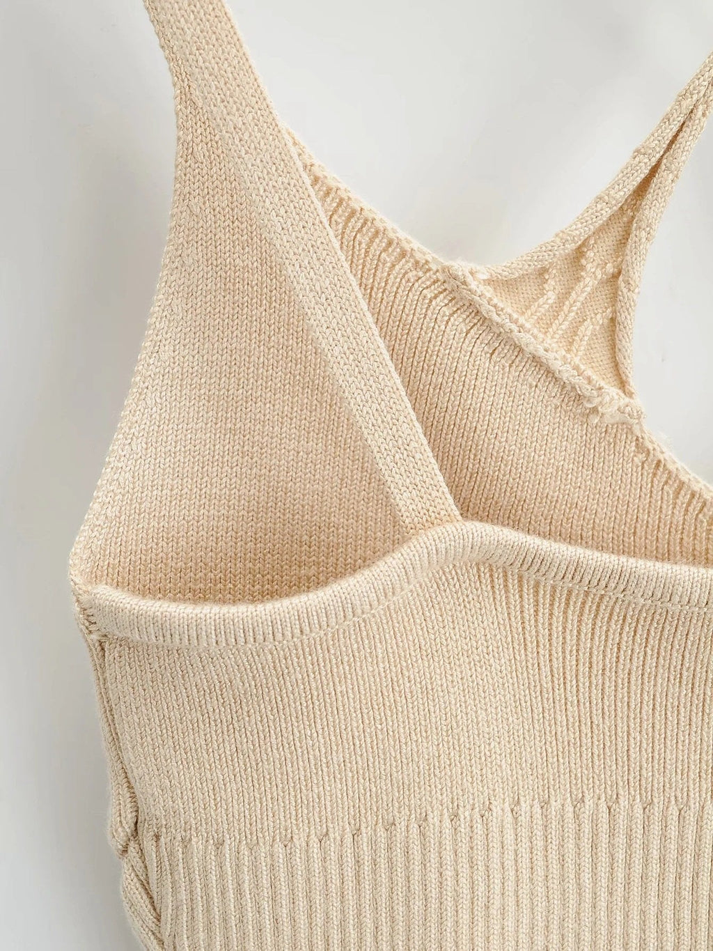 Sand Delia Knit Top