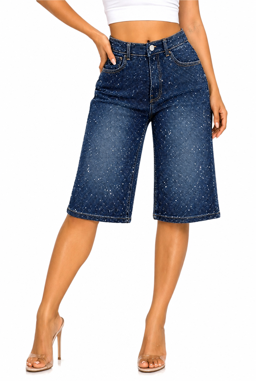 Dark Blue Spotlight Shorts