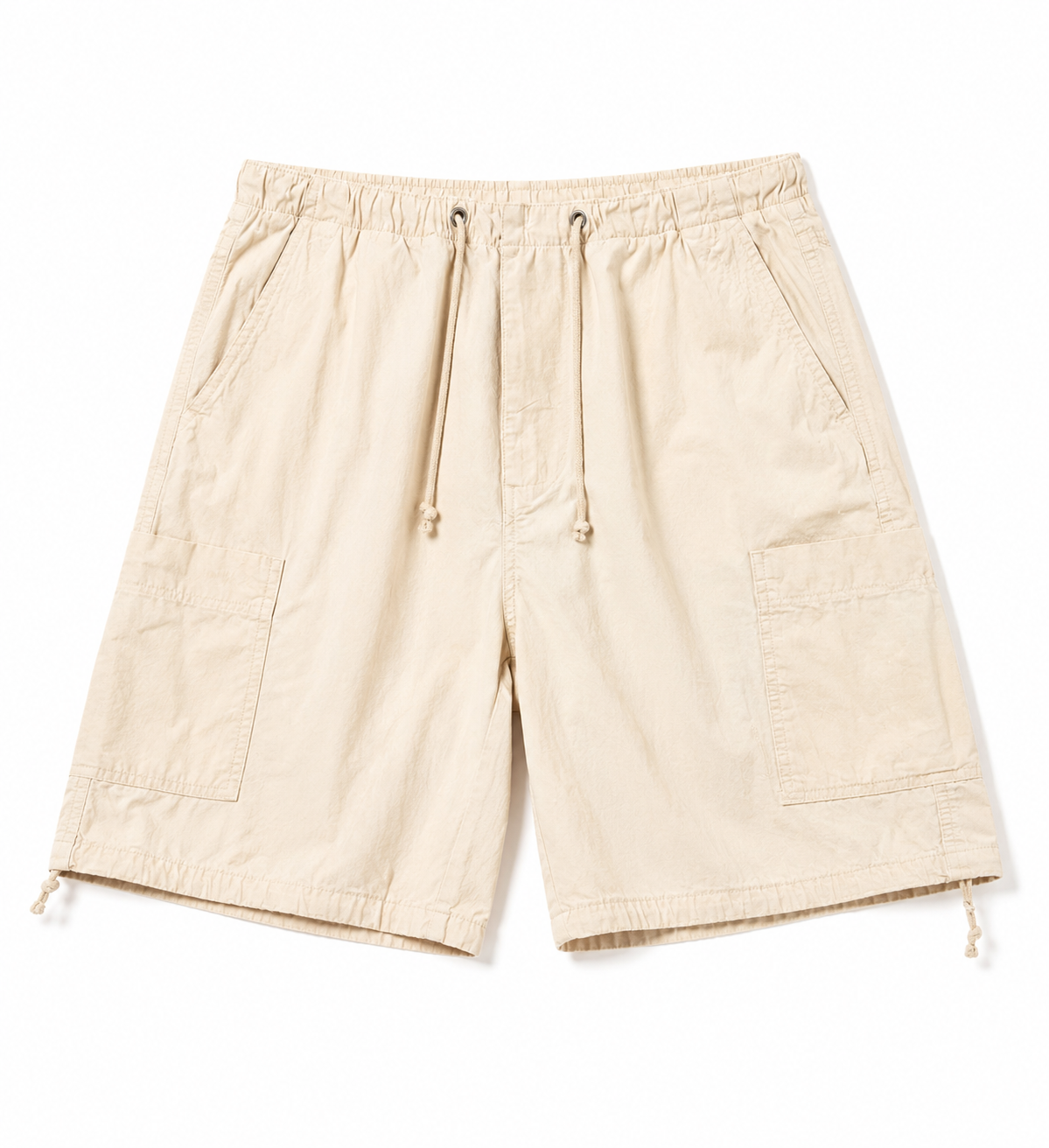 Beige Big Me Shorts
