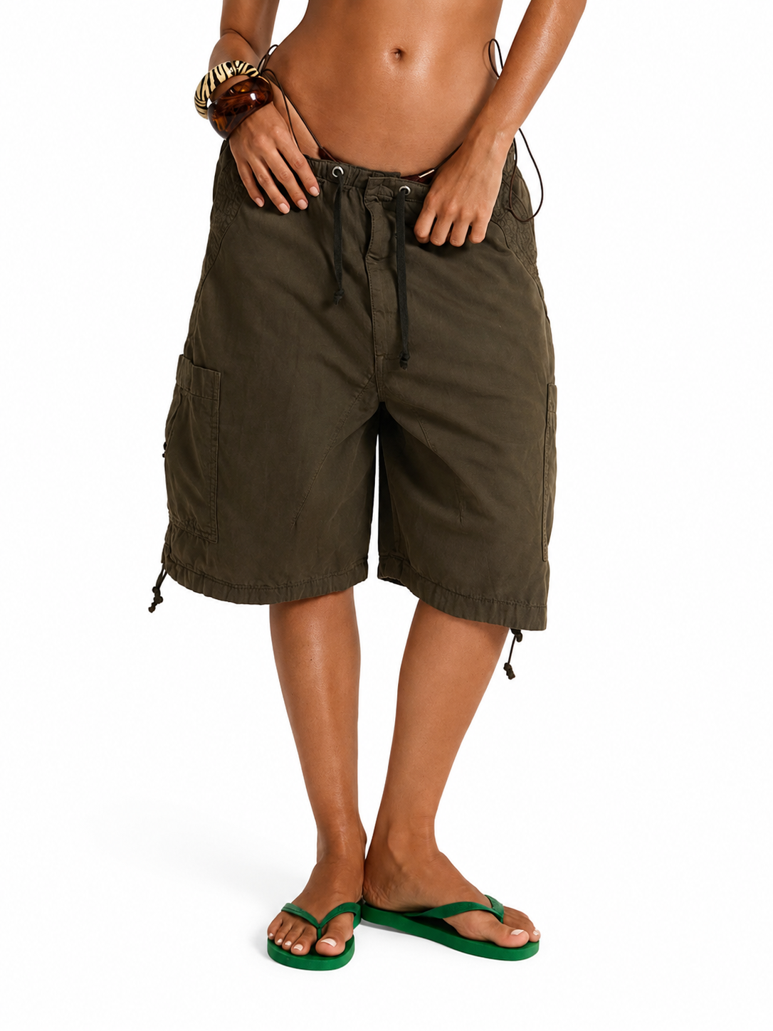 Olive Big Me Shorts