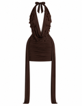 Brown LaMia Dress