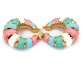In color II Gold Hoops