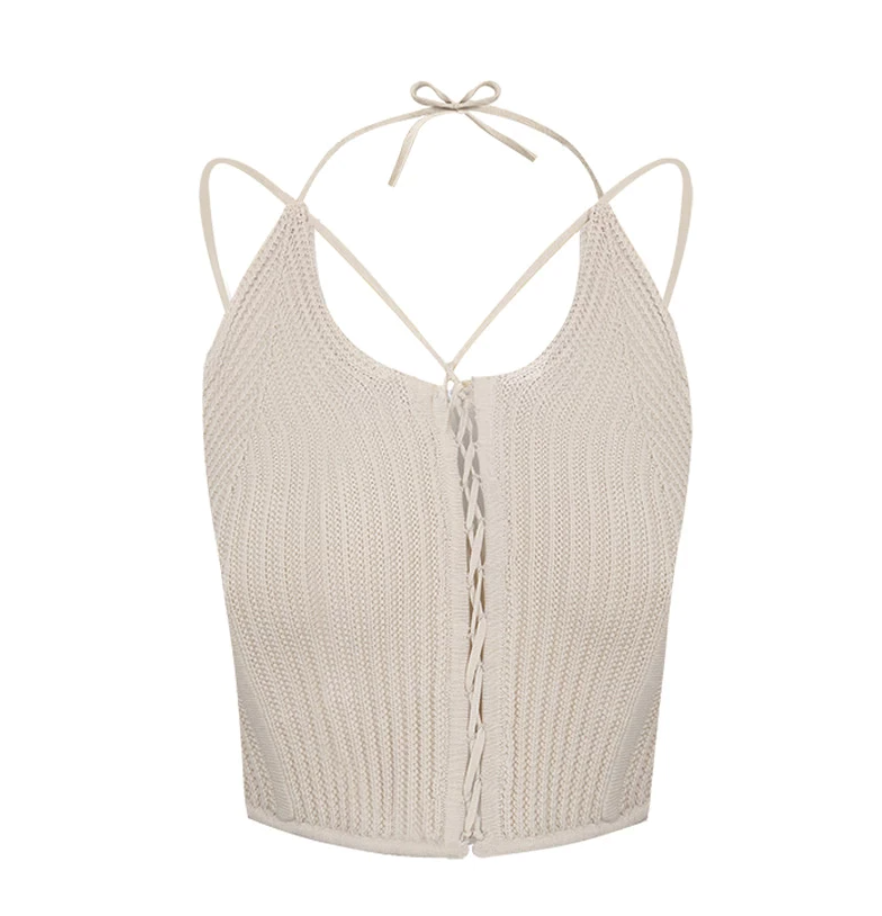 Sand Crochet Pia Top