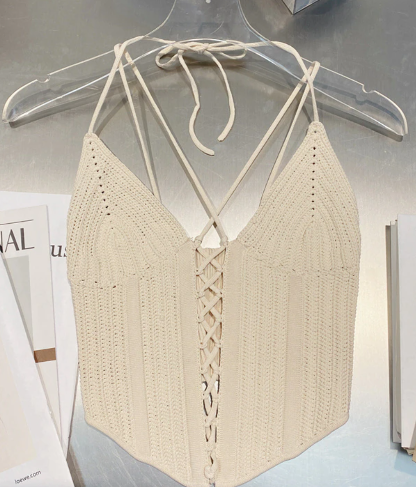 Sand Crochet Pia Top