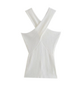 White Wynn Cross Top