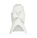 White Twist Me Top