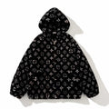 Black Monogram Fur Jacket