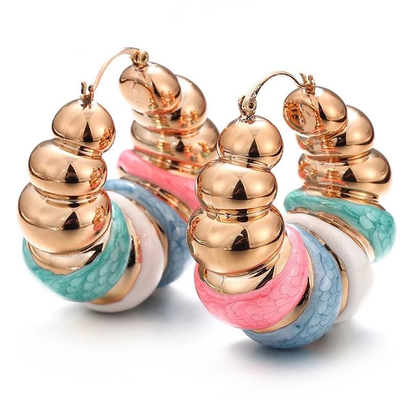 In color Gold Hoops